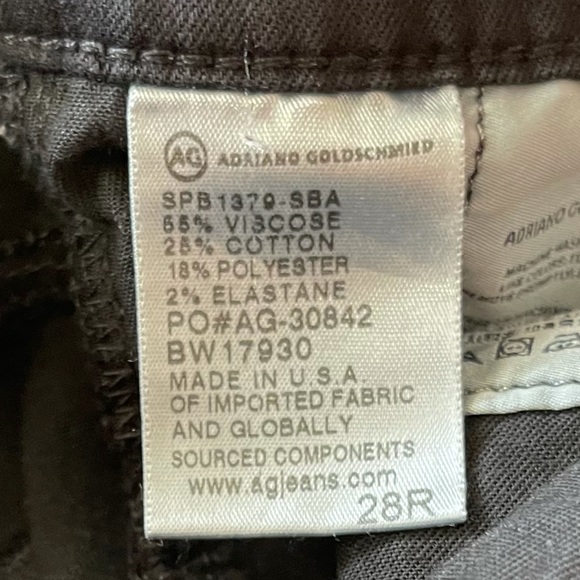 Ag The Farrah High-Rise Skinny Jeans | Black - Picture 9 of 12